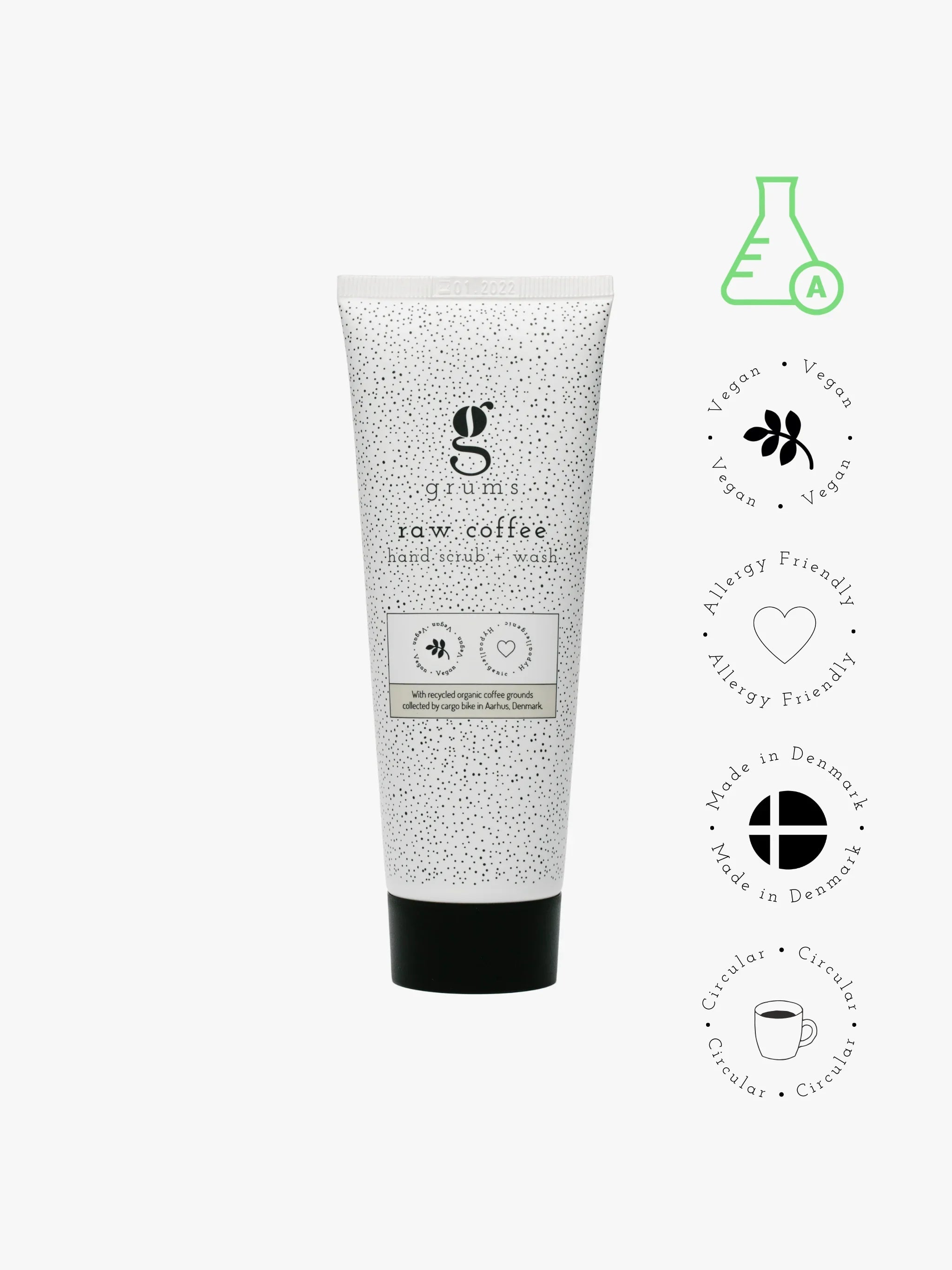 Raw Coffee Hand Scrub + Wash 120 ml.