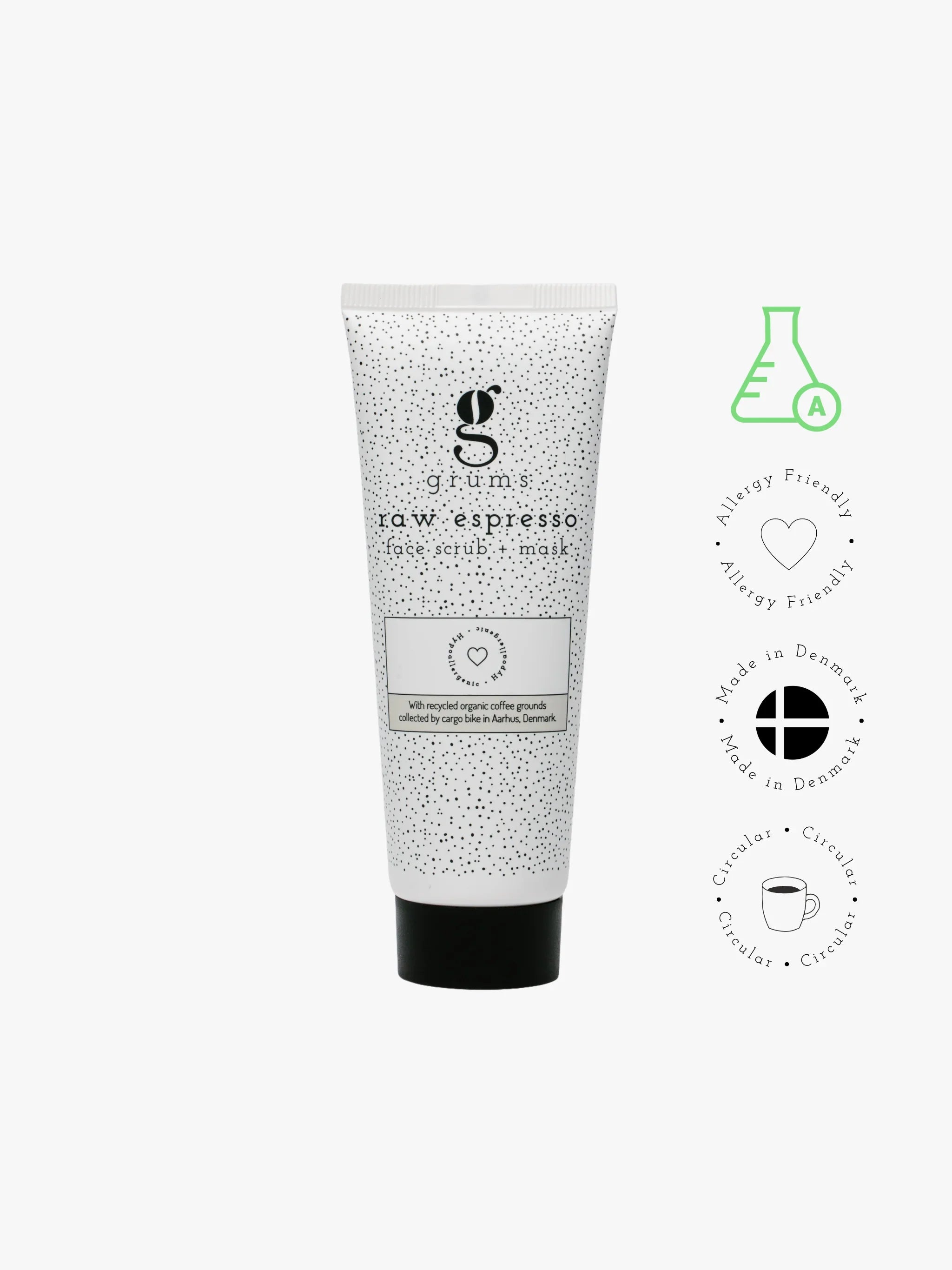 Raw espresso face scrub + mask