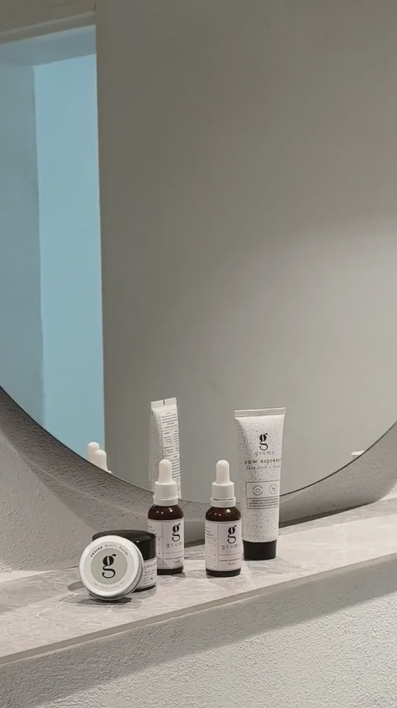Raw espresso face scrub + mask
